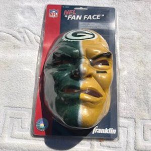 Green Bay Packers NFL Fan Face Mask | Franklin Sports